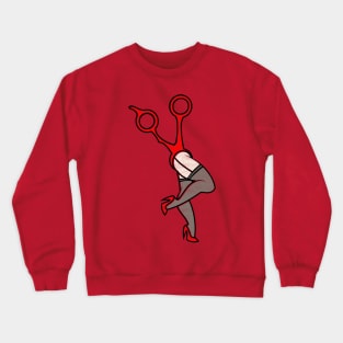 Retro Scissor Legs Crewneck Sweatshirt